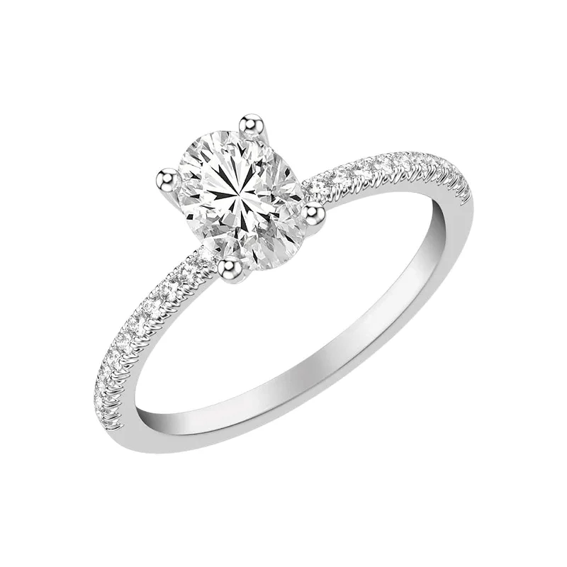 Grab Exquisite Jewelry At The Lowest Prices Classic Diamond Semi Mount Ring