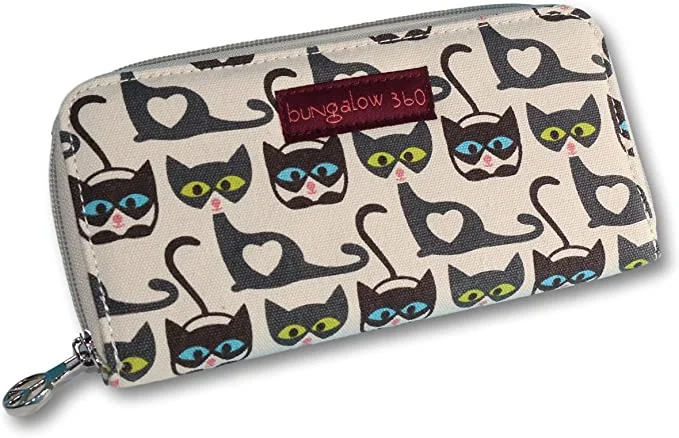 Zipper Wallet Cat