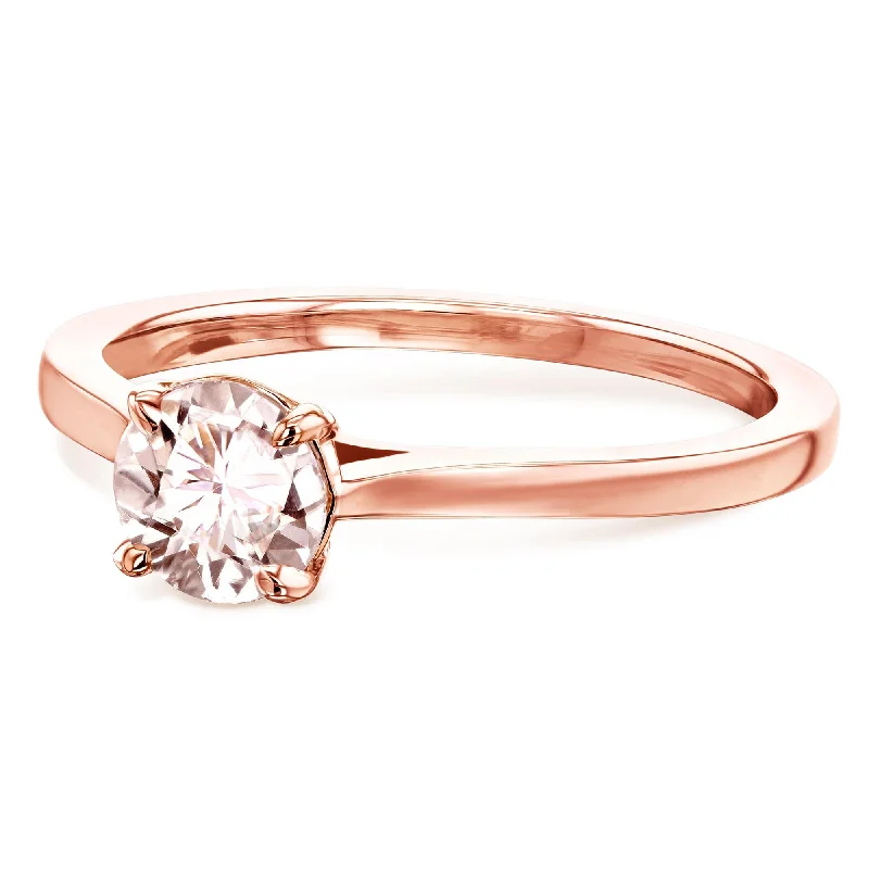 Shop Handcrafted Jewelry At Special Promotional Rates 5mm Morganite Ring