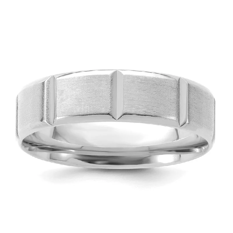 Unique Jewelry Designs Now At Discounted Rates 6mm 14K White Gold Heavy, Light or Standard Grooved Comfort Fit Band Unique Jewelry Designs Now At Discounted Rates 6mm 14K White Gold Heavy, Light or Standard Grooved Comfort Fit Band