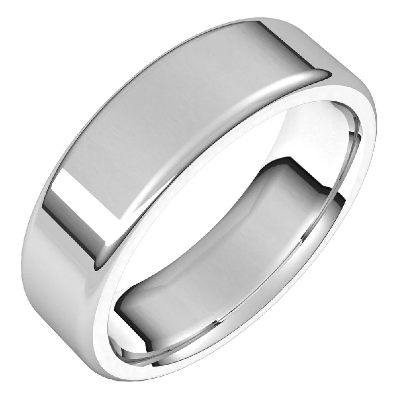 Holiday Jewelry Sale – Perfect Gifts At The Best Prices 6mm 14K White Gold Polished Round Edge Comfort Fit Flat Band Holiday Jewelry Sale – Perfect Gifts At The Best Prices 6mm 14K White Gold Polished Round Edge Comfort Fit Flat Band