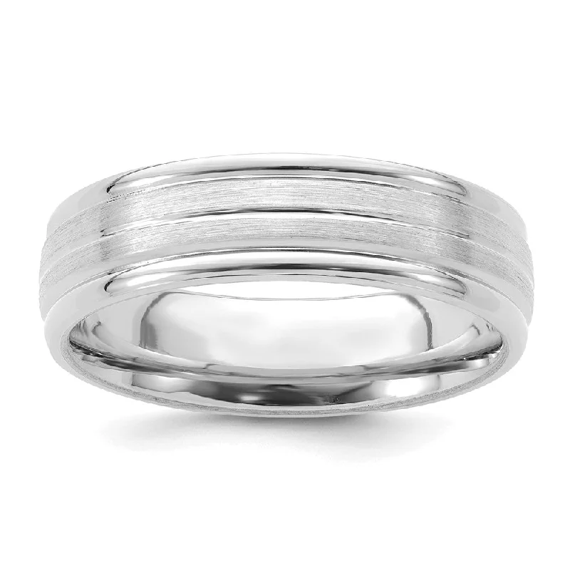 Seasonal Jewelry Deals – Elevate Your Style 6mm 14K White or Yellow Gold Heavy Grooved Edge Comfort Fit Band Seasonal Jewelry Deals – Elevate Your Style 6mm 14K White or Yellow Gold Heavy Grooved Edge Comfort Fit Band