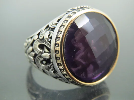 Breathtaking Jewelry At Limited-Time Savings Turkish Handmade Jewelry 925 Sterling Silver Amethyst Stone Men's Ring Breathtaking Jewelry At Limited-Time Savings Turkish Handmade Jewelry 925 Sterling Silver Amethyst Stone Men's Ring