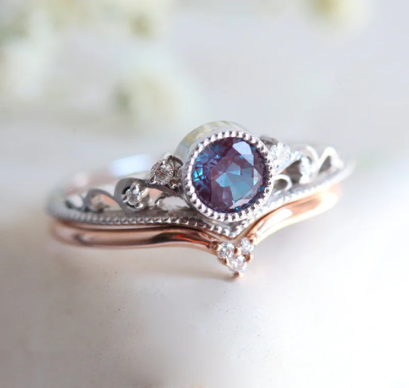 Jewelry Flash Sale – Stylish Designs At Unbeatable Rates Erica Alexandrite & Diamond Ring Set Jewelry Flash Sale – Stylish Designs At Unbeatable Rates Erica Alexandrite & Diamond Ring Set