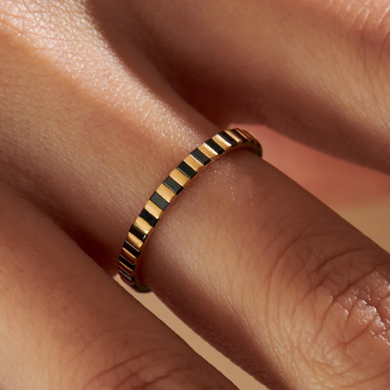 Shop Signature Jewelry Styles At Exclusive Prices Apis Striped Black Diamond Matte Gold Half Eternity Ring Shop Signature Jewelry Styles At Exclusive Prices Apis Striped Black Diamond Matte Gold Half Eternity Ring