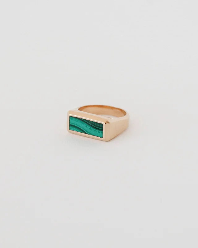 Trending Jewelry Styles Now At Limited-Time Discounts BASIN RING | MALACHITE