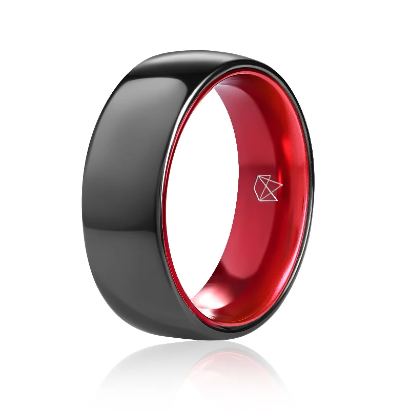 High-End Sparkle, Low-End Prices – Jewelry Sale Live Black Ceramic Ring - Resilient Red High-End Sparkle, Low-End Prices – Jewelry Sale Live Black Ceramic Ring - Resilient Red