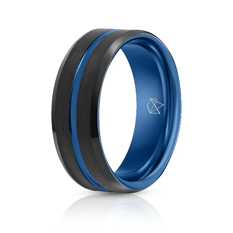 Affordable Elegance – Special Jewelry Sale Now Live Black Tungsten Ring Blue Infinity Affordable Elegance – Special Jewelry Sale Now Live Black Tungsten Ring Blue Infinity