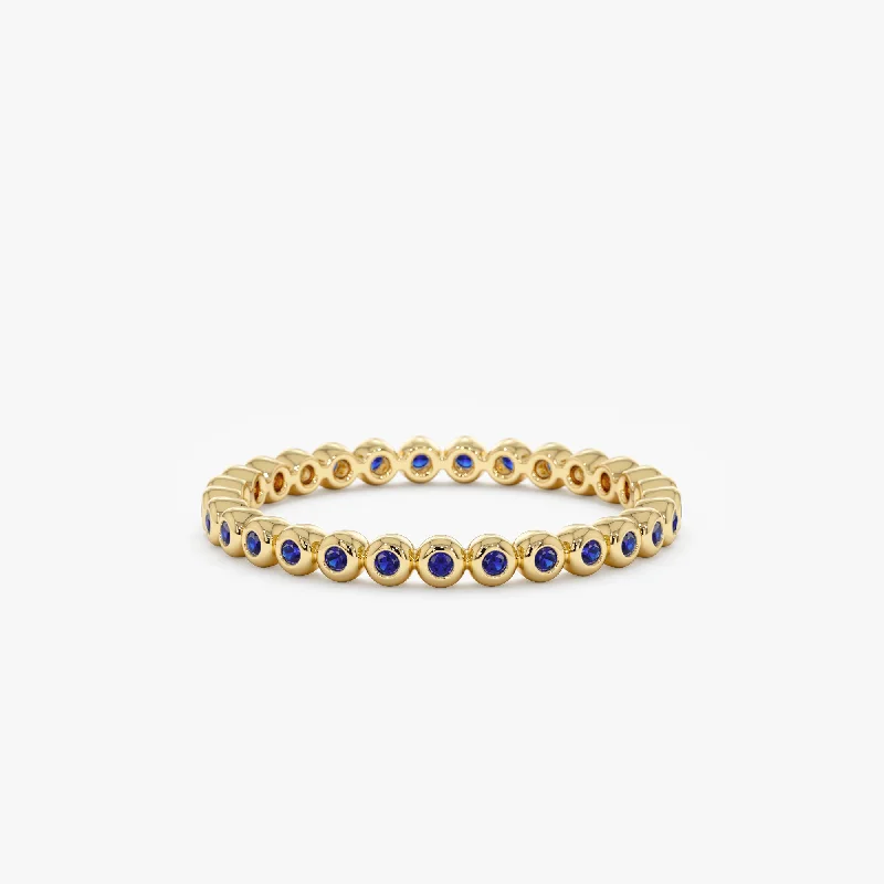 Stunning Jewelry At Even More Stunning Prices Blue Sapphire Eternity Band, Nyra