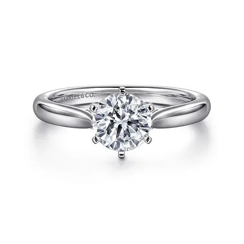 Buy More, Save More On Stunning Jewelry Designs Cassie - 14K White Gold Round Diamond Engagement Ring (Setting Only) Buy More, Save More On Stunning Jewelry Designs Cassie - 14K White Gold Round Diamond Engagement Ring (Setting Only)