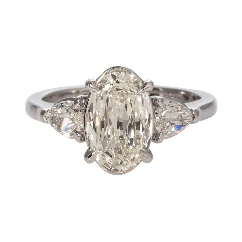 Exclusive Jewelry Markdowns – Limited-Time Offer 1.90ct L’Amour Crisscut Oval & .41ct Pear Diamond Engagement Ring Exclusive Jewelry Markdowns – Limited-Time Offer 1.90ct L’Amour Crisscut Oval & .41ct Pear Diamond Engagement Ring
