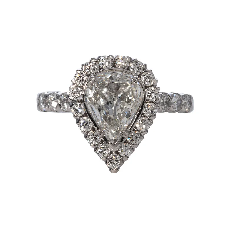 Bestselling Jewelry Now On Sale – Elevate Your Look 2.22ctw L’Amour Crisscut Pear Diamond Halo Engagement Ring Bestselling Jewelry Now On Sale – Elevate Your Look 2.22ctw L’Amour Crisscut Pear Diamond Halo Engagement Ring