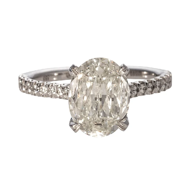 Unique Jewelry Designs Now At Discounted Rates 2ct L’Amour Crisscut Oval & .31ct Pavé Diamond Engagement Ring Unique Jewelry Designs Now At Discounted Rates 2ct L’Amour Crisscut Oval & .31ct Pavé Diamond Engagement Ring