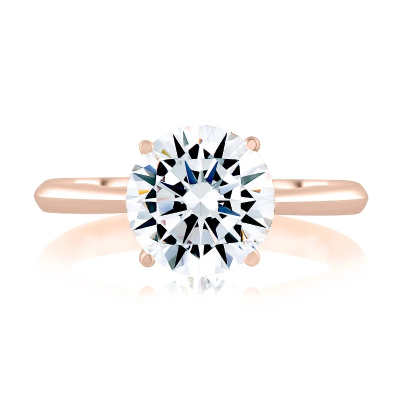 Waterproof Stainless Steel Jewelry For Lasting Beauty Diamond Semi Mount Ring | 14k Rose (1.50ct Head) Waterproof Stainless Steel Jewelry For Lasting Beauty Diamond Semi Mount Ring | 14k Rose (1.50ct Head)