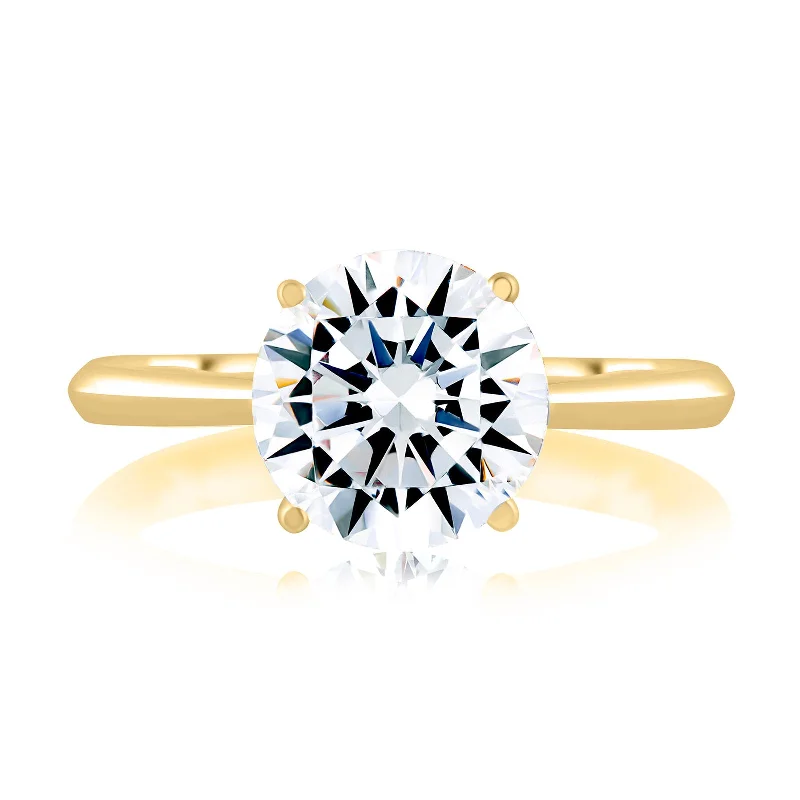 Clearance Sale On High-End Jewelry Collections Diamond Semi Mount Ring | 14k Yellow (1.50ct Head) Clearance Sale On High-End Jewelry Collections Diamond Semi Mount Ring | 14k Yellow (1.50ct Head)