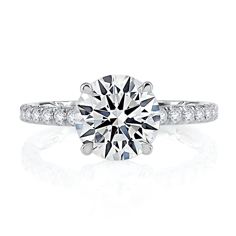 Don't Miss Our Biggest Jewelry Sale Of The Season Diamond Semi Mount Ring | 18k White (2.00ct Head) Don't Miss Our Biggest Jewelry Sale Of The Season Diamond Semi Mount Ring | 18k White (2.00ct Head)