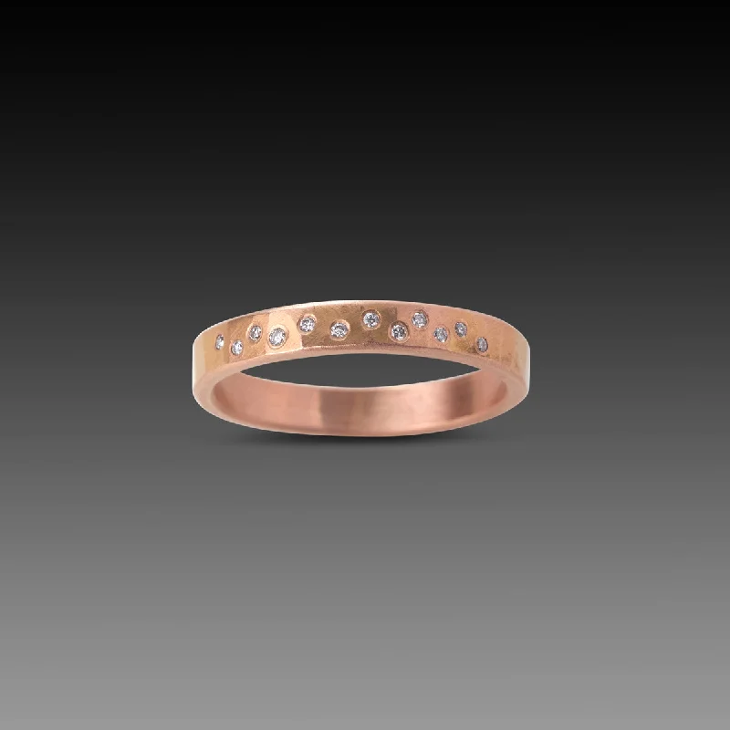 Best Jewelry Deals – Premium Quality At Exclusive Discounts Diamond Sprinkle Band in Rose Gold Best Jewelry Deals – Premium Quality At Exclusive Discounts Diamond Sprinkle Band in Rose Gold