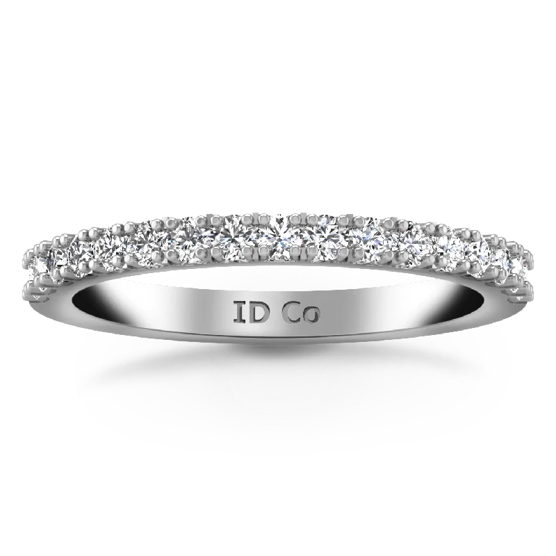 Limited-Time Offer On Premium Jewelry Collections Diamond Wedding Band Beth 0.24 Cts 14K White Gold Limited-Time Offer On Premium Jewelry Collections Diamond Wedding Band Beth 0.24 Cts 14K White Gold