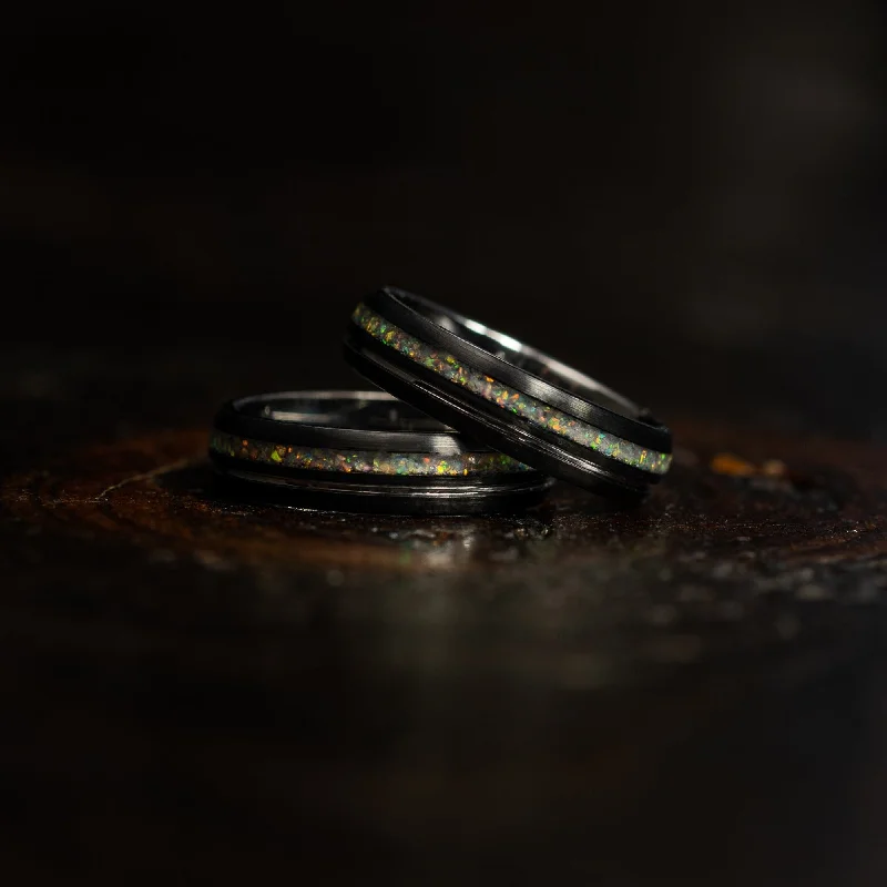 Bestselling Jewelry Now On Sale – Elevate Your Look "Dionysis" Womens Tungsten Carbide Ring- White Gold X Fire Opal- 5mm Bestselling Jewelry Now On Sale – Elevate Your Look "Dionysis" Womens Tungsten Carbide Ring- White Gold X Fire Opal- 5mm