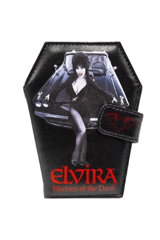 Elvira Coffin Wallet Macabre Mobile