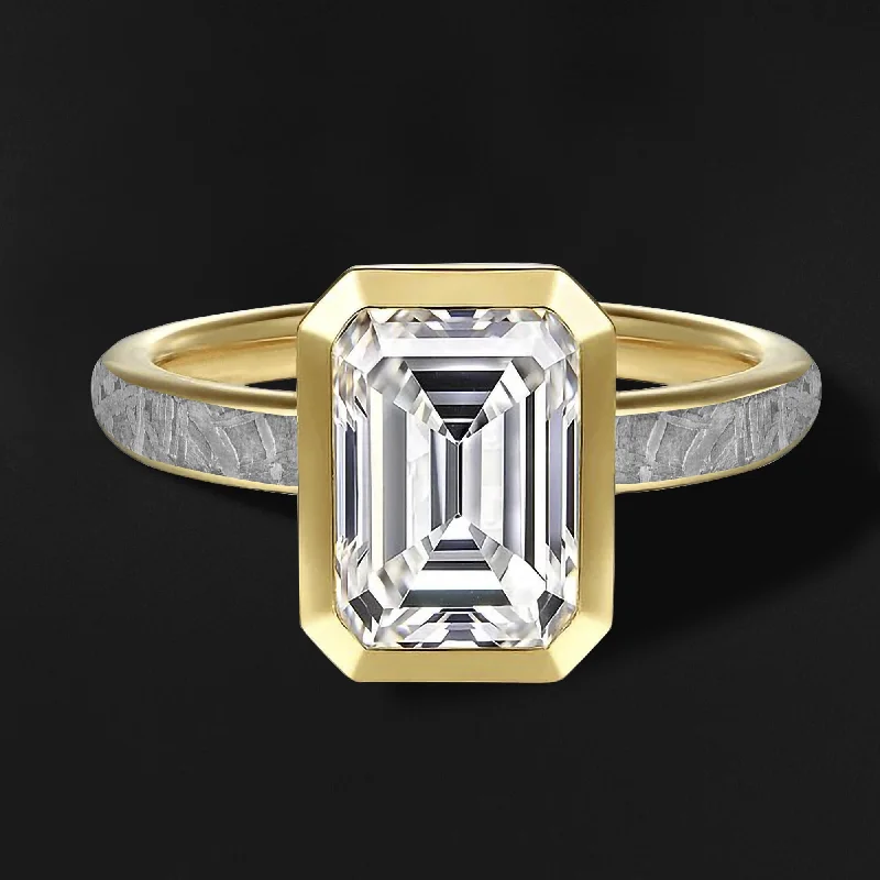 Huge Savings On Timeless Jewelry Collections ELYSIA METEORITE ENGAGEMENT RING FOR HER - 14K GOLD & MOISSANITE - MADE TO ORDER Huge Savings On Timeless Jewelry Collections ELYSIA METEORITE ENGAGEMENT RING FOR HER - 14K GOLD & MOISSANITE - MADE TO ORDER