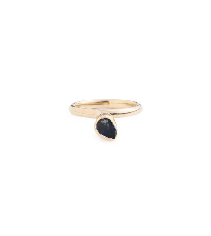 Trending Jewelry Styles Now At Limited-Time Discounts Forever & Always a Pair - Love : 1ct Blue Sapphire Bookend Ring