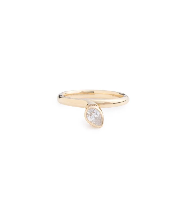 Premium Jewelry Now Available At Special Discounts Forever & Always a Pair - Love : .85ct Diamond Bookend Ring