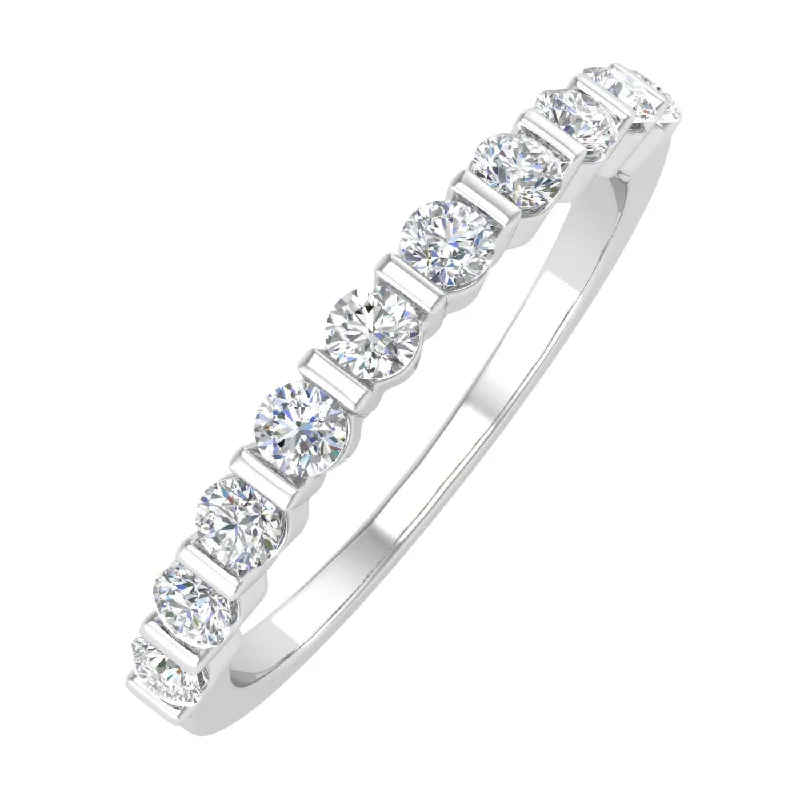 Exclusive Jewelry Sale Event – Shop Now Gold Channel Set Diamond Wedding Band Ring (1/2 Carat) - IGI Certified Exclusive Jewelry Sale Event – Shop Now Gold Channel Set Diamond Wedding Band Ring (1/2 Carat) - IGI Certified