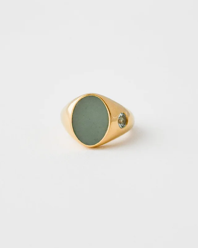 Discounted Jewelry For A Glamorous Look GRAVITY RING | AVENTURINE