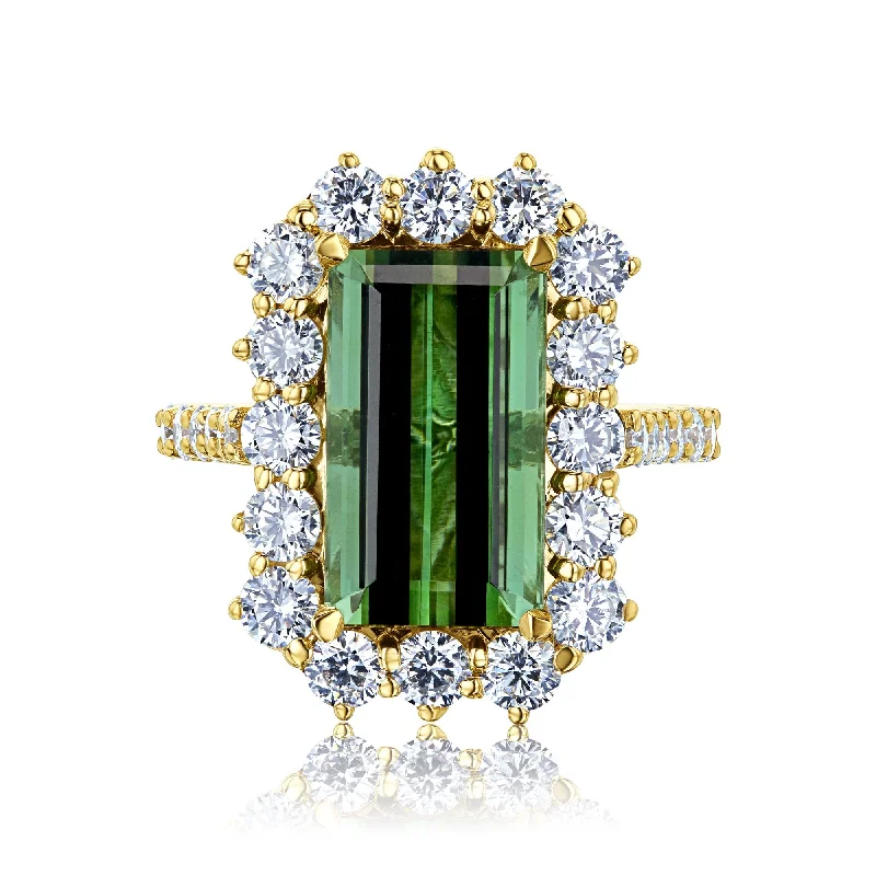 Flash Jewelry Sale – Get Stunning Pieces At Low Prices Green Tourmaline Elongated Elizabeth