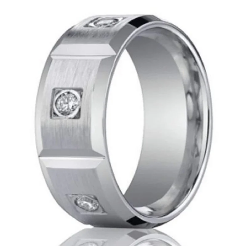 Buy More, Save More On Stunning Jewelry Designs 8mm Men’s 950-Platinum Burnish Diamond Wedding Band Buy More, Save More On Stunning Jewelry Designs 8mm Men’s 950-Platinum Burnish Diamond Wedding Band