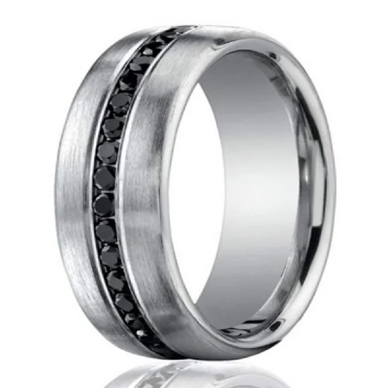 Huge Savings On Timeless Jewelry Collections 7.5mm 950-Platinum Black Diamond Men’s Wedding Ring Huge Savings On Timeless Jewelry Collections 7.5mm 950-Platinum Black Diamond Men’s Wedding Ring