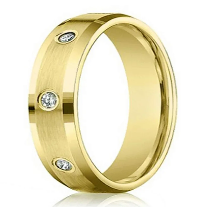 Grab Your Dream Jewelry At The Lowest Prices Men's 6mm Diamond Wedding Ring with 8 Round Cut Diamonds Grab Your Dream Jewelry At The Lowest Prices Men's 6mm Diamond Wedding Ring with 8 Round Cut Diamonds