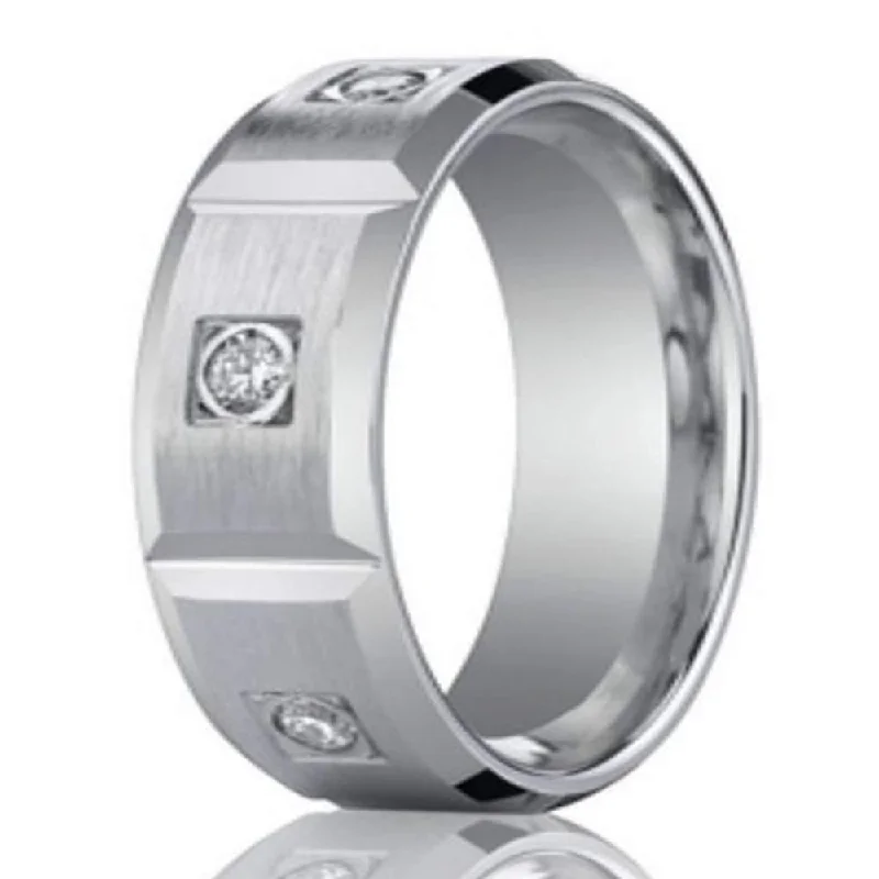 Personalized Jewelry Sale – Unique Pieces At Great Prices 8mm Contemporary Diamond Eternity 14K White Gold Wedding Band for Men Personalized Jewelry Sale – Unique Pieces At Great Prices 8mm Contemporary Diamond Eternity 14K White Gold Wedding Band for Men