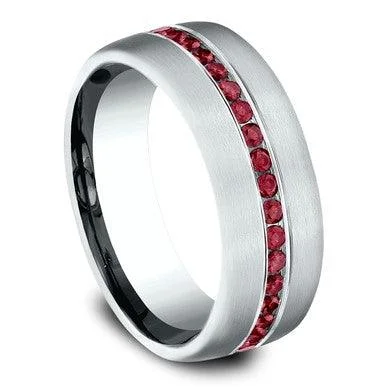 Luxury Jewelry Sale – Elegant Styles At Unbeatable Prices Benchmark Tantalum With Red Ruby Eternity Band - 8mm Luxury Jewelry Sale – Elegant Styles At Unbeatable Prices Benchmark Tantalum With Red Ruby Eternity Band - 8mm