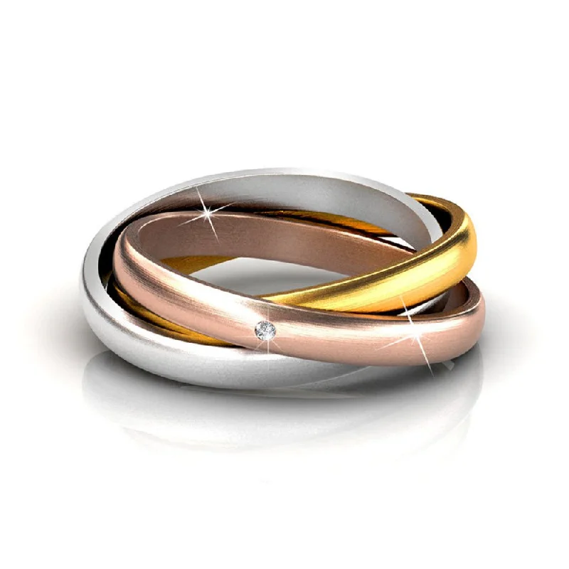 Sparkle More For Less – Jewelry Sale Happening Now Kenzie 18k Gold Plated Swarovski Interlocking Rings - Final Sale Sparkle More For Less – Jewelry Sale Happening Now Kenzie 18k Gold Plated Swarovski Interlocking Rings - Final Sale