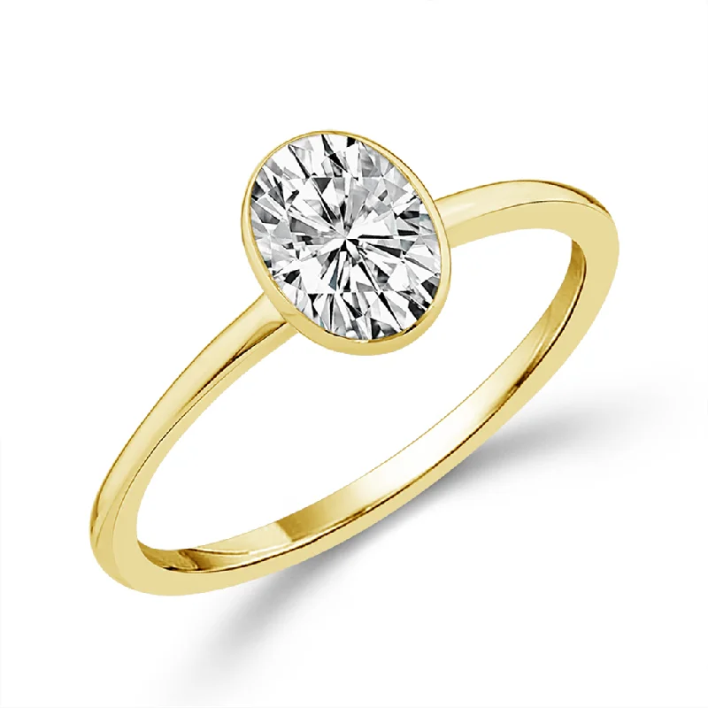Once-A-Year Jewelry Deals – Shop Before They’Re Gone 14K Yellow Gold 2.00Ct Oval Lab Grown Diamonds Bezel Set Solitaire Engagement Ring Once-A-Year Jewelry Deals – Shop Before They’Re Gone 14K Yellow Gold 2.00Ct Oval Lab Grown Diamonds Bezel Set Solitaire Engagement Ring