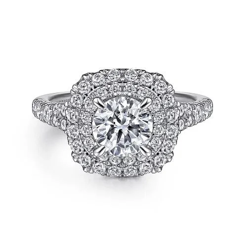Flash Sale On Stunning Jewelry – Don't Miss Out Lexie - 14k White Gold Cushion Double Halo Round Diamond Engagement Ring Flash Sale On Stunning Jewelry – Don't Miss Out Lexie - 14k White Gold Cushion Double Halo Round Diamond Engagement Ring