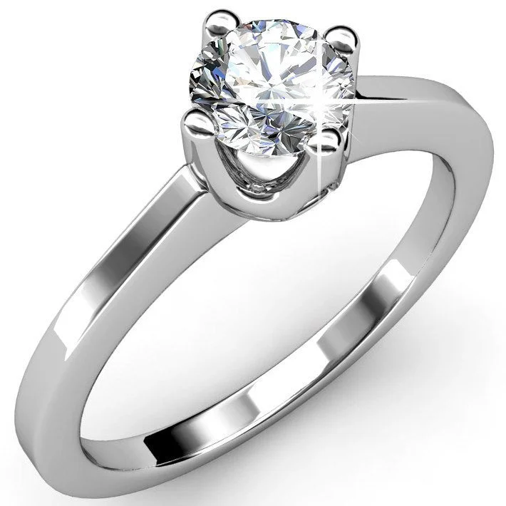 Best Jewelry Deals – Shop Premium Pieces At Great Prices Lila "Radiant" 18k White Gold Plated Swarovski Ring - Final Sale Best Jewelry Deals – Shop Premium Pieces At Great Prices Lila "Radiant" 18k White Gold Plated Swarovski Ring - Final Sale
