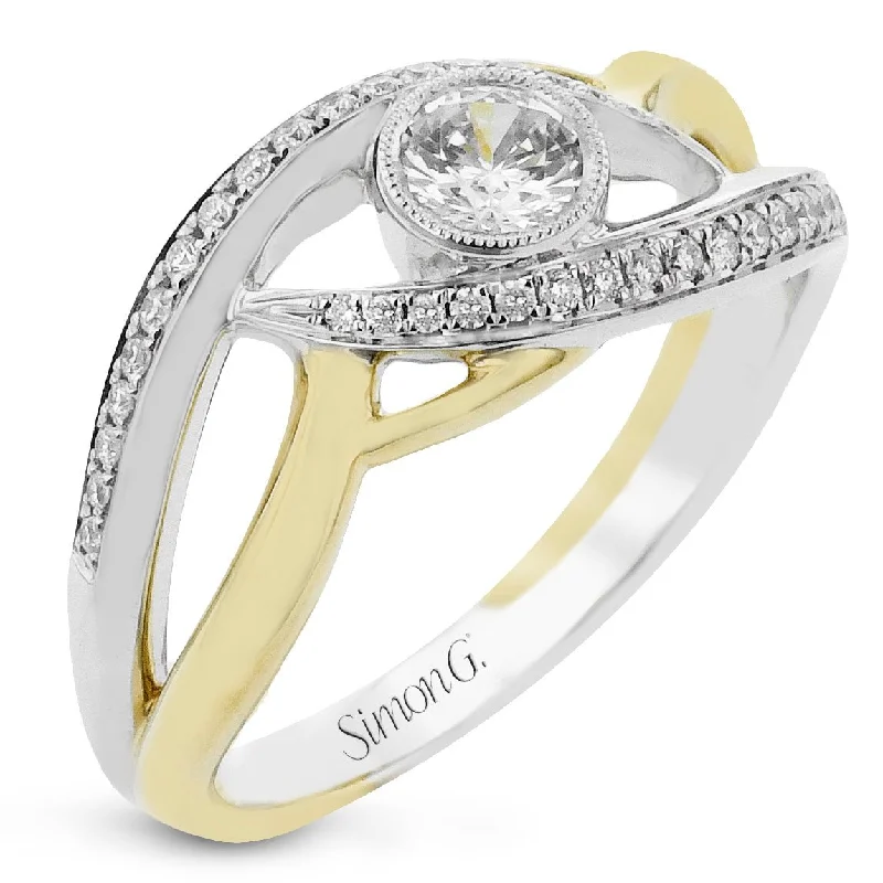 Fashion-Forward Jewelry At Exclusive Discounts Round-Cut Split-Shank Engagement Ring In 18k Gold With Diamonds Fashion-Forward Jewelry At Exclusive Discounts Round-Cut Split-Shank Engagement Ring In 18k Gold With Diamonds