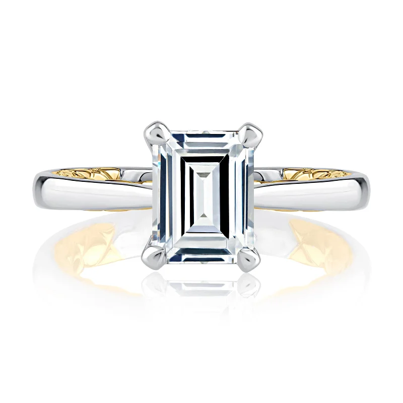 Seasonal Jewelry Clearance – Best Styles At The Lowest Prices Diamond Semi Mount Ring | 14k White & Yellow (1.50ct Head) Seasonal Jewelry Clearance – Best Styles At The Lowest Prices Diamond Semi Mount Ring | 14k White & Yellow (1.50ct Head)