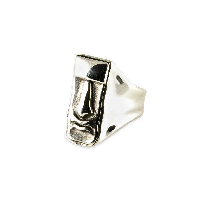 Premium Jewelry Now Available At Special Discounts Medium Moai Head Ring