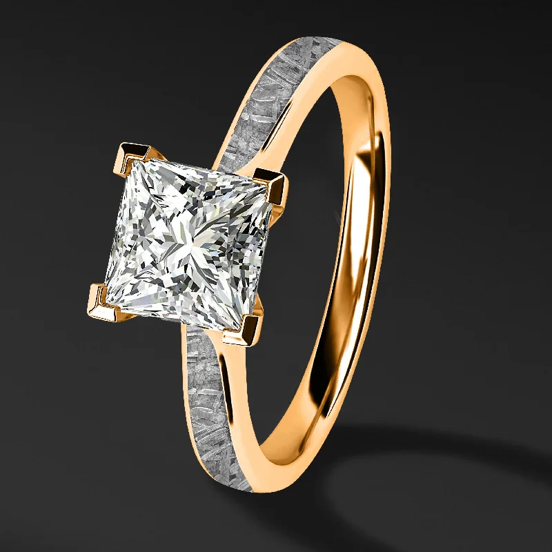 Shop Signature Jewelry Styles At Exclusive Prices Golden Skyfall - Meteorite Engagement Ring 14K Gold & Moissanite - Gift from the Skies for your Beloved. Made to order. Shop Signature Jewelry Styles At Exclusive Prices Golden Skyfall - Meteorite Engagement Ring 14K Gold & Moissanite - Gift from the Skies for your Beloved. Made to order.