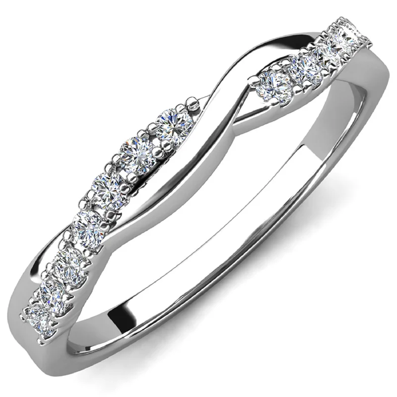 Shop High-Quality Jewelry At Jaw-Dropping Discounts Moissanite by Cate & Chloe Avery Sterling Silver Ring with Moissanite Crystals Shop High-Quality Jewelry At Jaw-Dropping Discounts Moissanite by Cate & Chloe Avery Sterling Silver Ring with Moissanite Crystals