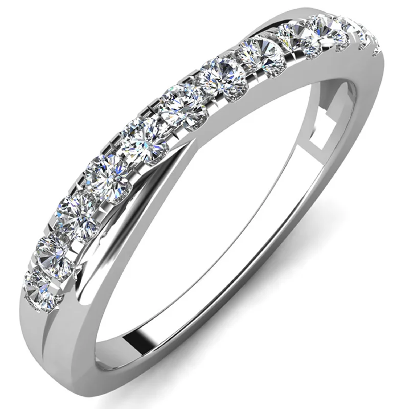 Huge Savings On Premium Jewelry Styles Moissanite by Cate & Chloe Emerson Sterling Silver Ring with Moissanite Crystals Huge Savings On Premium Jewelry Styles Moissanite by Cate & Chloe Emerson Sterling Silver Ring with Moissanite Crystals