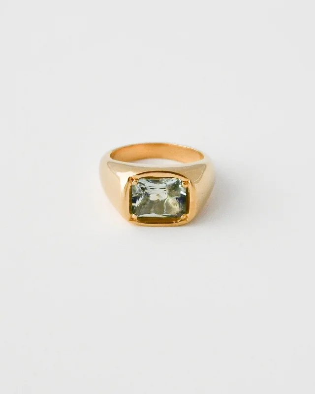 Exclusive Jewelry Sale – Shine For Less MUD RING | GREEN QUARTZ