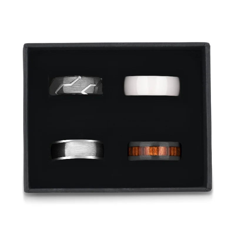 Dainty Floral Jewelry For Feminine Elegance Mystery Ring Box - Men's