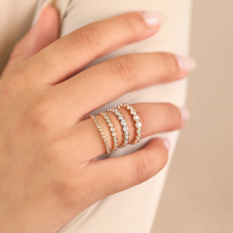Breathtaking Jewelry, Breathtaking Prices Natural Diamond Bezel Eternity Ring, Camila Breathtaking Jewelry, Breathtaking Prices Natural Diamond Bezel Eternity Ring, Camila
