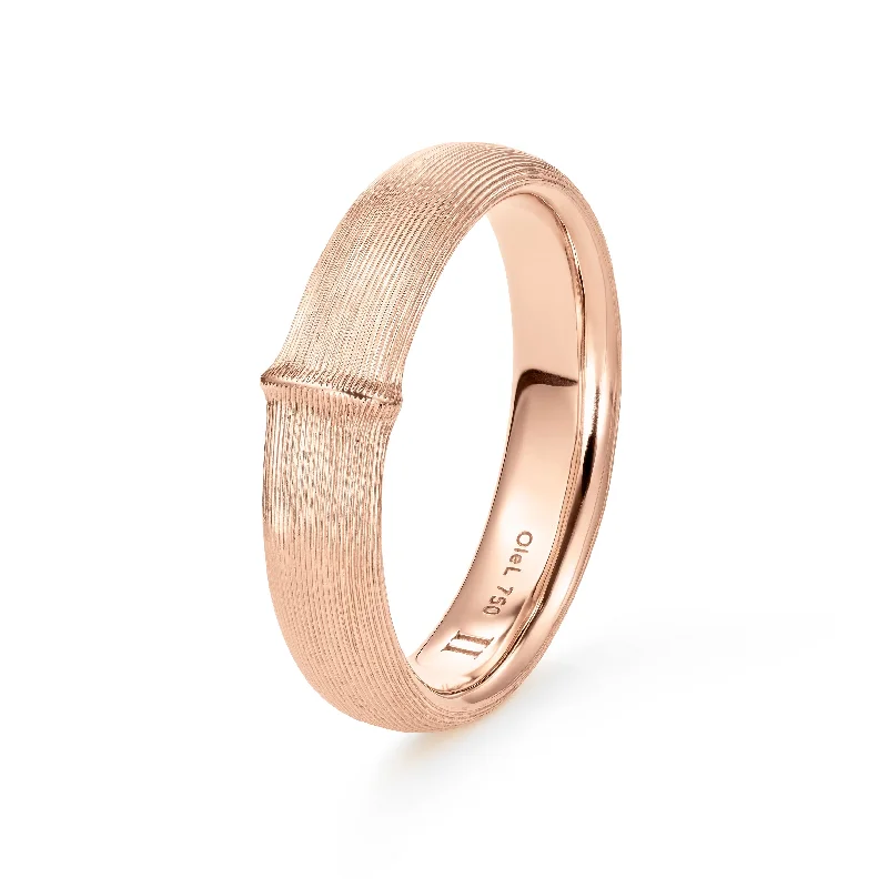 The Perfect Jewelry Piece At The Perfect Discount Large Nature Mens 18K Rosegold Ring The Perfect Jewelry Piece At The Perfect Discount Large Nature Mens 18K Rosegold Ring