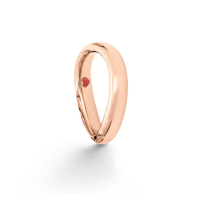 Your Perfect Accessory Now At The Best Price Love 7 18K Polished Rosegold Ring